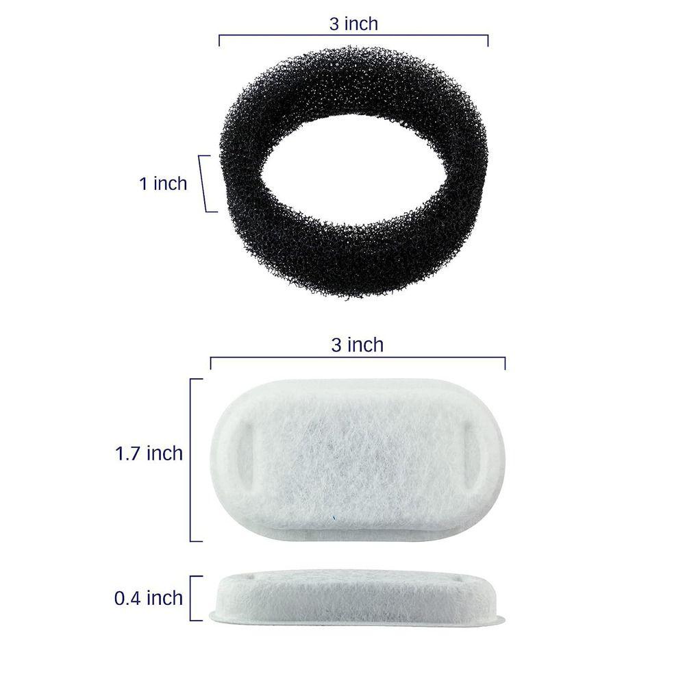 Non-toxic Pet Fountain Filter Pet Supplies Water Fountain Filter Sponges for PLWF003/PLWF006