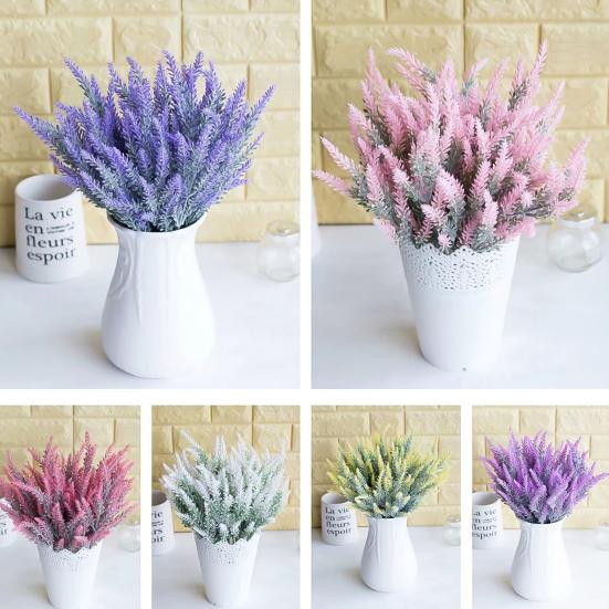 Artificial Flower Simulation Home Decor Ornament Beautiful Fake Lavender for Wedding