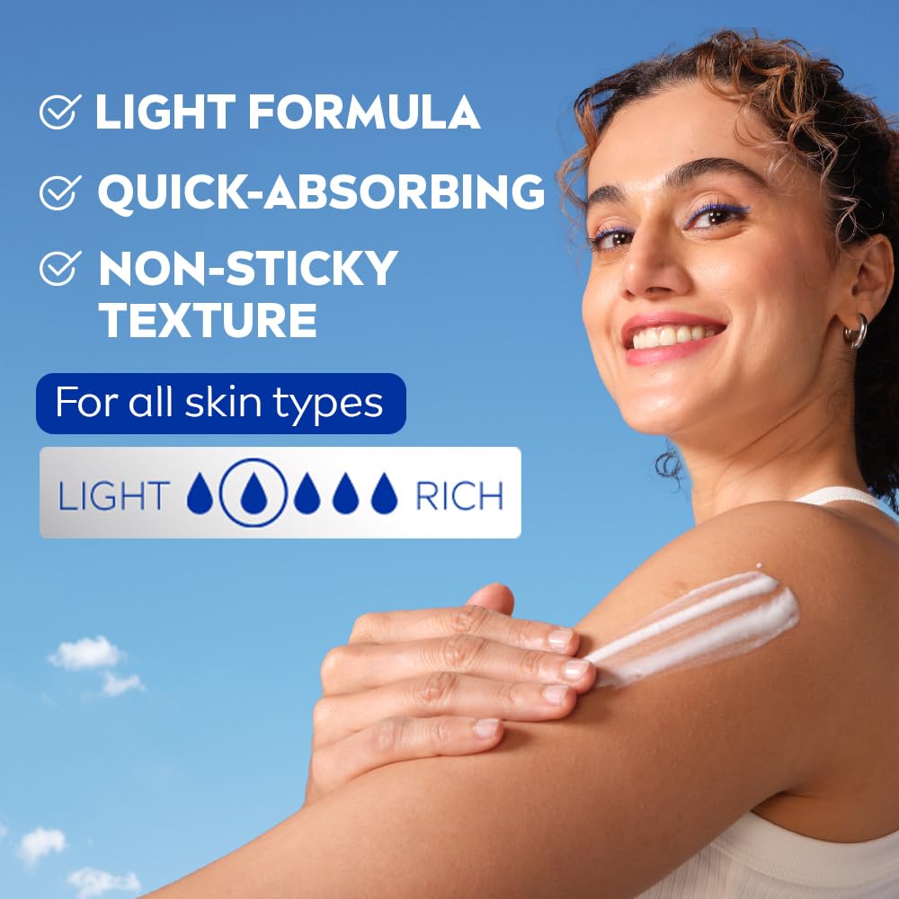 Nivea Body Lotion Natural Glow-400 Ml with Uva/Uvb Filters Spf 15 Vitamin C For Even Skin Tone Light Moisturising