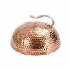 Teppanyaki Grill Lid Japanese Style Hammered Dome Cover HeatResistant Handle Stainless Steel Food