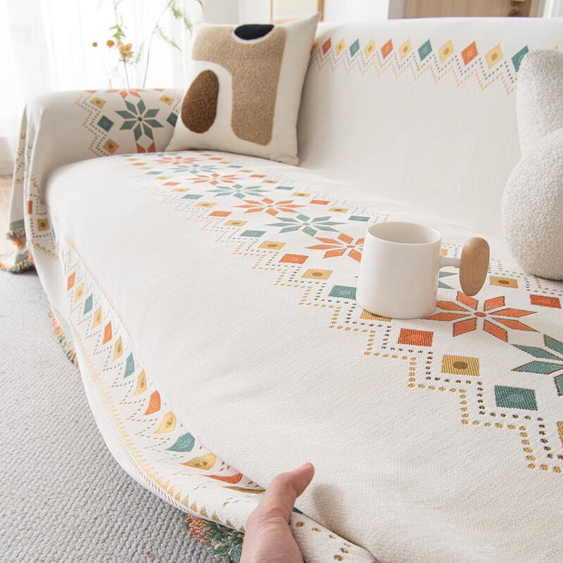 Nordycki Boho Retro Narzuta na Sofę