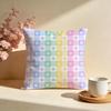 Sunny Spring Pastel Gingham Cushion Cover Soft Pillow Cases for Home Bedroom Living Room Sofa