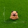10-30pcs Mini Capybara Figurine DIY Landscape Home Decor Ornament Dollhouse Miniature Fairy Garden Decoration Accessory Modern