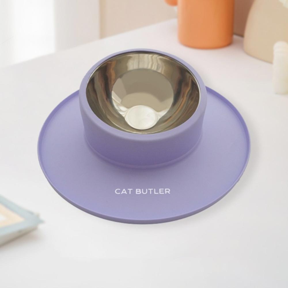 Spill-proof Cat Dog Water Bowls Anti Slip Pet Tableware Portable Pet Food Bowl Household