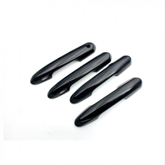 Bright Black Front Door Handles Cover Trim For Toyota RAV4 -2025