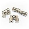 Boat Car Shaft Coupler 4/5/6/8/10mm Three-section Universal Joint Coupling Motor Connector with M3/M4 Screw Metal Cardan Joint