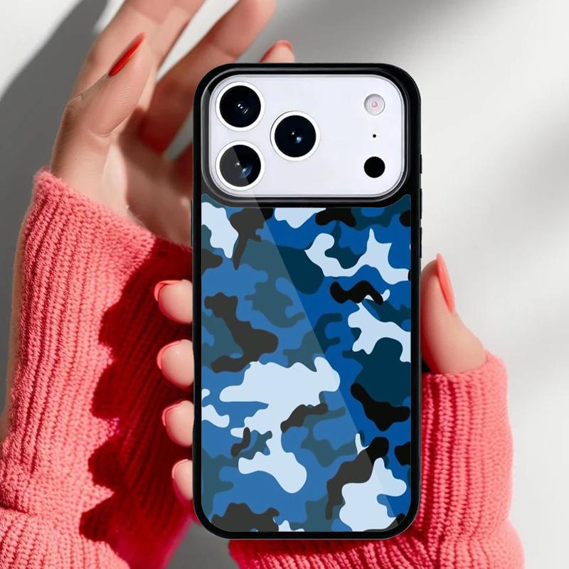 

Green Camouflage Phone Case for iPhone 17 16 15 14 13 Pro Max Back Cover for 12 11 Pro Coque iPhone 15