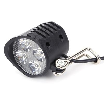 48V E-Bike Horn Light High Power Electric Bicycle Scooter LED Headlight Front Lamp Waterproof Outdoor Cycle Biking Accessories