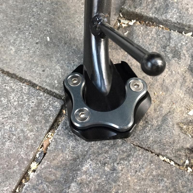 Motorcycle Kickstand Extension Plate Foot Side Stand Enlarge Pad for Rebel CMX300 CMX500 17-21 Enlarger Plate Foot Pad