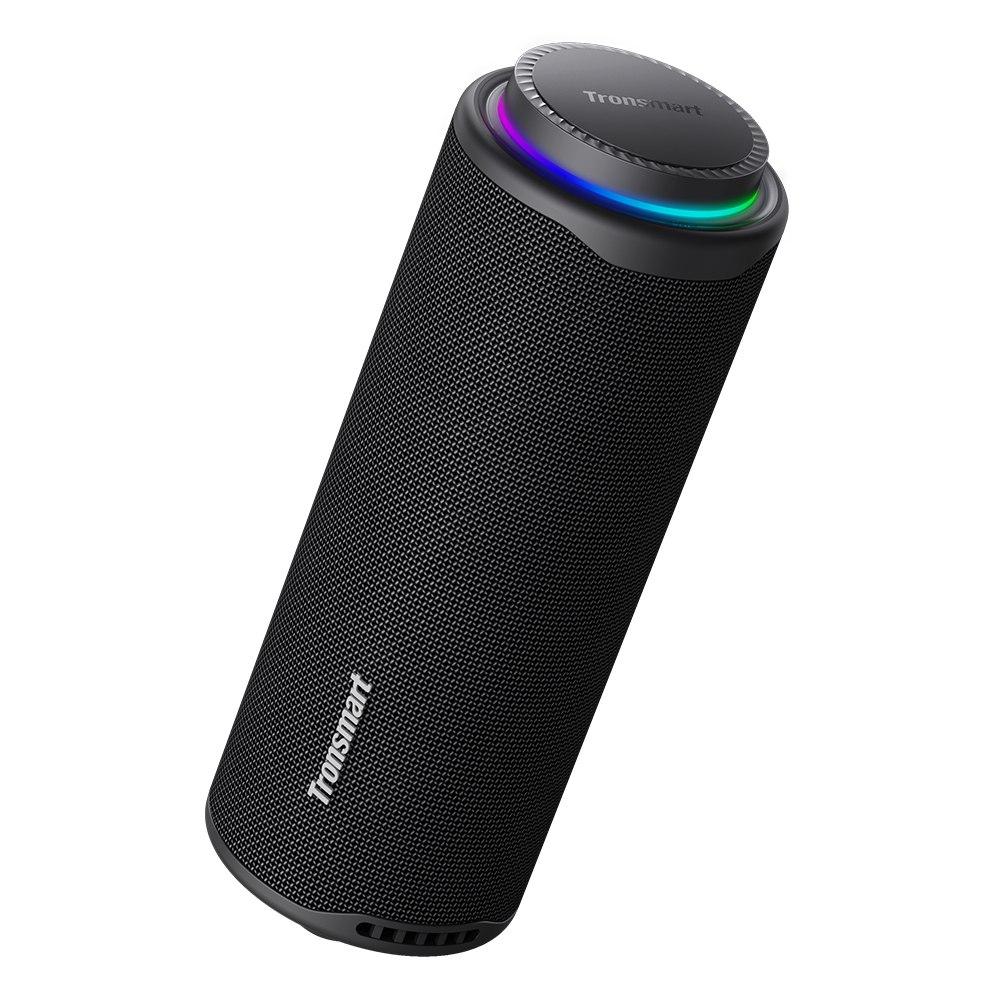 Tronsmart T8 Bluetooth-Lautsprecher 40W, 360°-Sound IPX7 Wasserdicht, 18H Spielzeit, APP-Steuerung EQ & Licht, TWS-Kopplung, Outdoor Tragbar