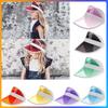 Summer Anti-UV Baseball Hat Women Men Transparent Empty Top Plastic PVC Sunshade Hat Bicycle Sun Hat Sports Accessories 2025