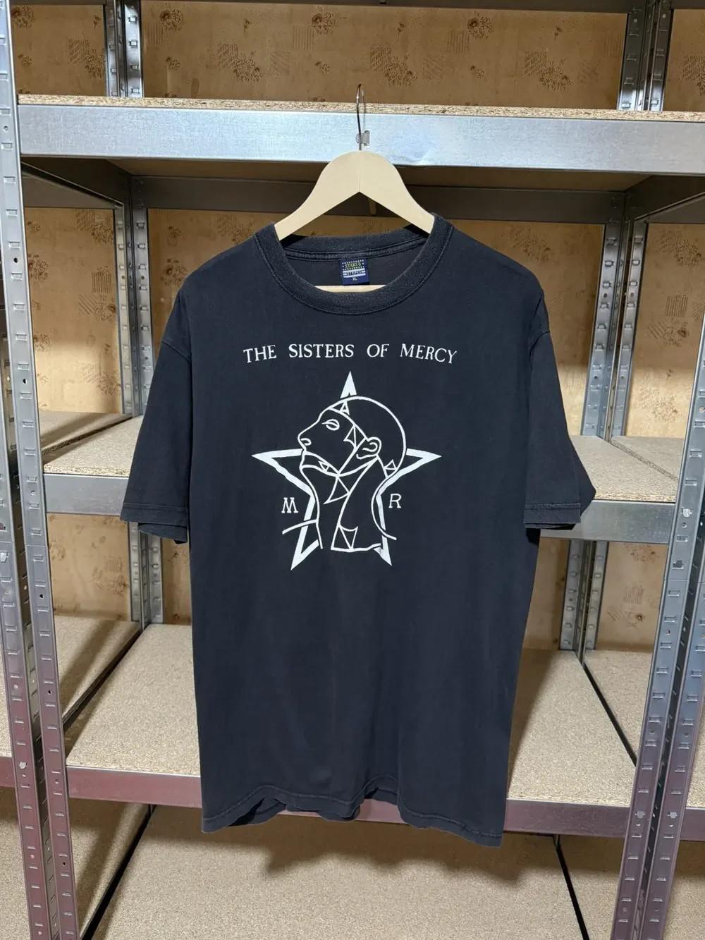 Vintage 1990’s The Sisters Of Mercy Rock Band Retro T-Shirt AN47351 Unisex T-Shirt L