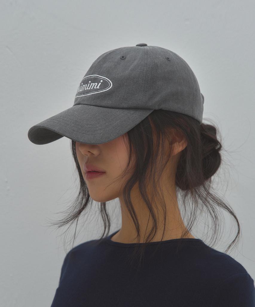 Kimimi Logo Ball Cap Charcoal