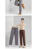 2026 Winter Women's Windproof Down Pants: Warm, Thick, Straight-Leg Outdoor Wear for Middle-Aged and Elderly