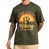 Breathable For Unisex Round Neck T Shirt Big Size Happiness Is A Day Spent Hiking With My Friends Minimalist Teeshirt Unisex Tops