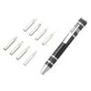 8 in 1 Magnetic Screwdriver Pen Shape Screwdriver Easy change Screwdriver Bits