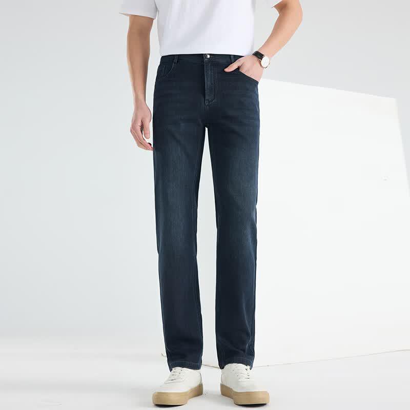 Fengxun Men s High-Stretch Business Casual Jeans 38