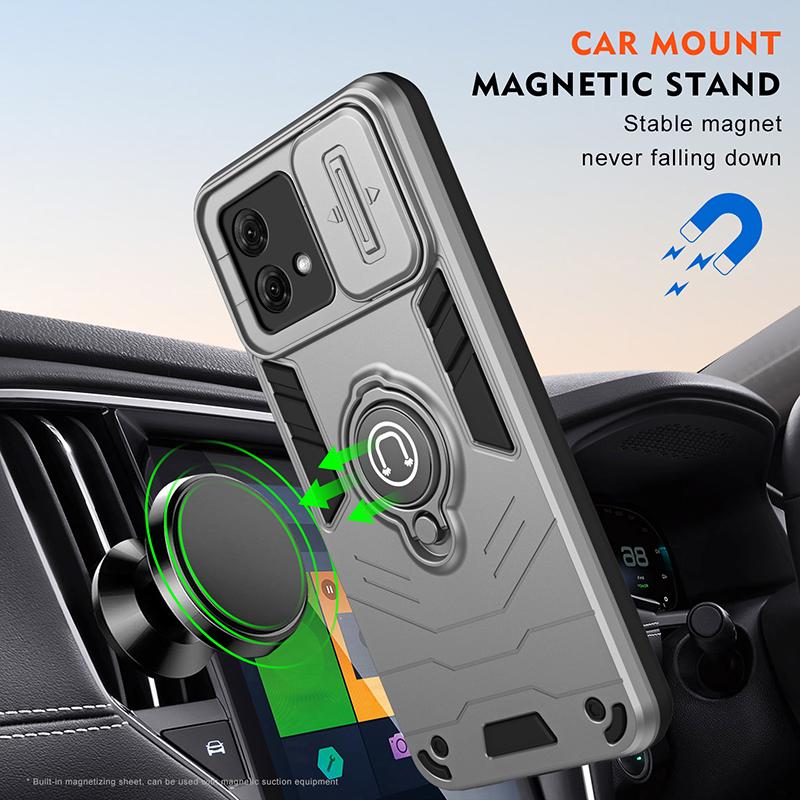 Military Grade Camera Protection Shockproof Cases For Motorola Moto G64 G75 G84 G85 Magnetic Armor Case Coque Moto G85 Cases g75