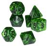 7pcs DND Dice Set Marble Effect Polyhedral Dice D4-D20 for Role Playing Game DND Board Game