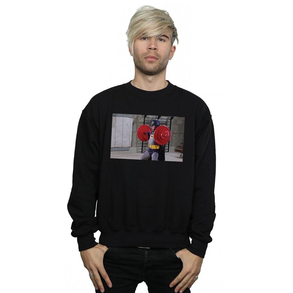 DC Comics Mens Batman TV Series Bat Gains Sweatshirt