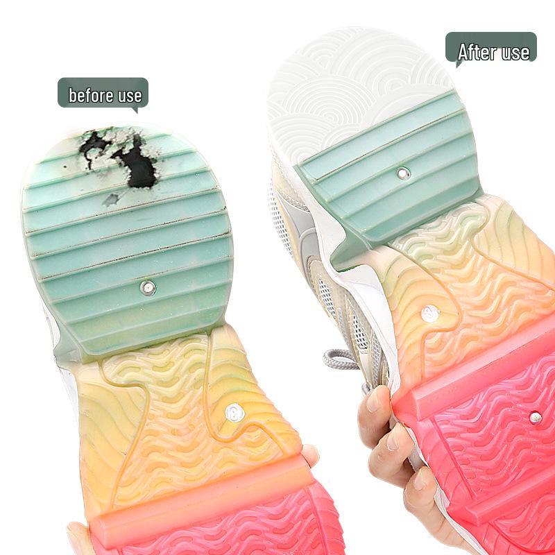 Universal Non-slip Self-adhesive Rubber Shoe Sole Protection Stickers - Wear-resistant, Cuttable for Sports Shoes.