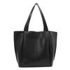 Large capacity soft leather bag women's summer new commuter shoulder bag fashionable portable tote bag