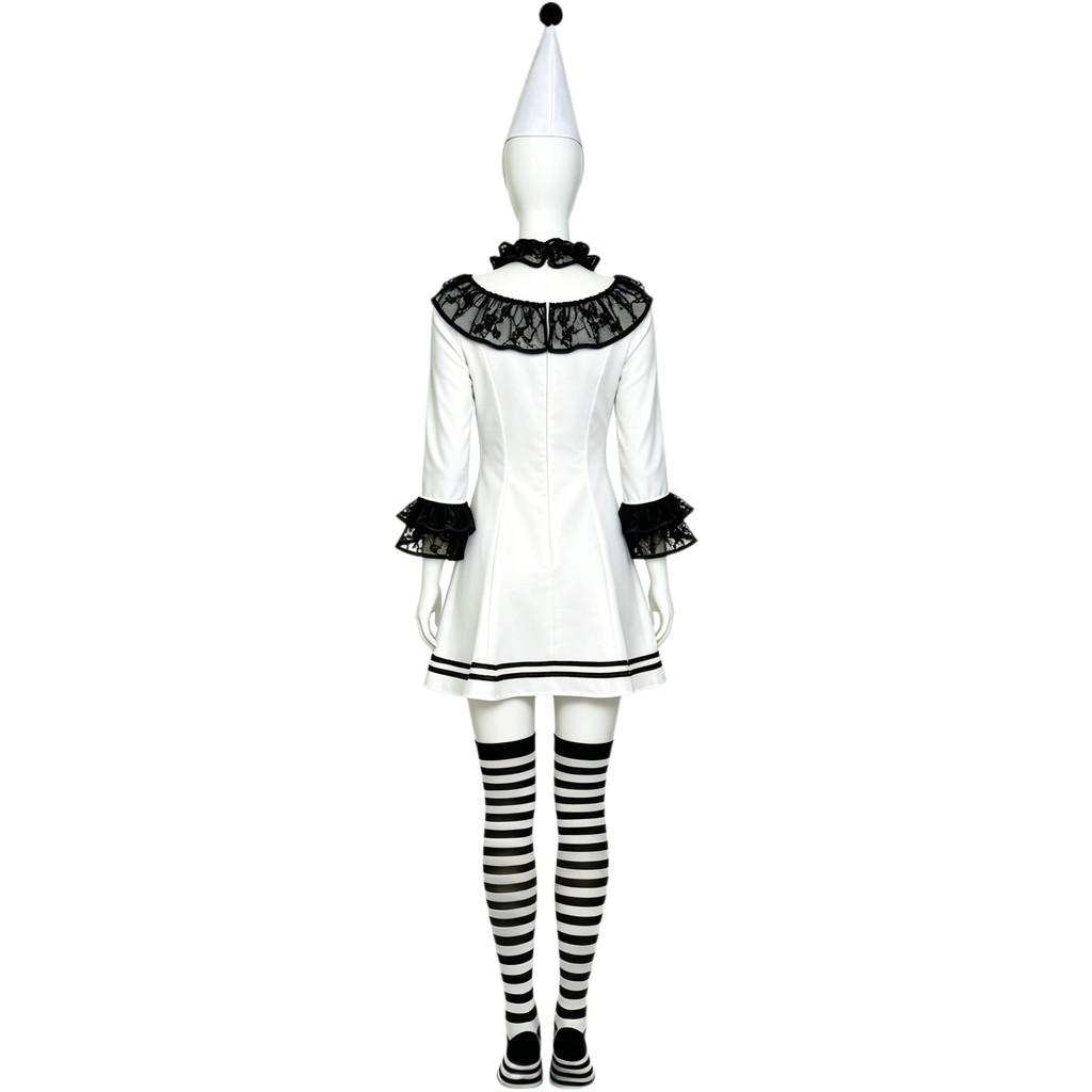 Terrifier Girl Cosplay Costume With Lace Trim For Halloween Party And Anime Events