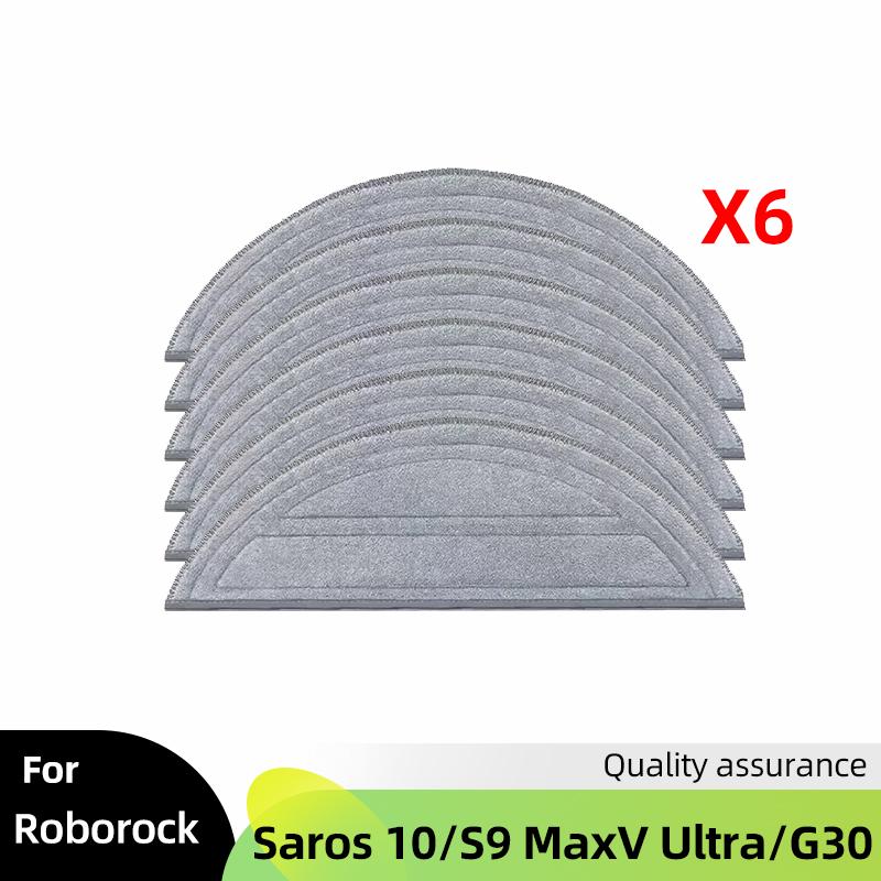 Fit For ( Roborock Saros 10 / S9 MaxV Ultra / G30 ) Vacuum Parts Main Roller Side Brush HEPA Filter Mop Cloth Dust Bag