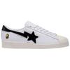 BAPE x adidas Superstar Blanc Vintage Noir Baskets Unisexe Blanc Nuage Noir Principal Blanc Cassé JR2701