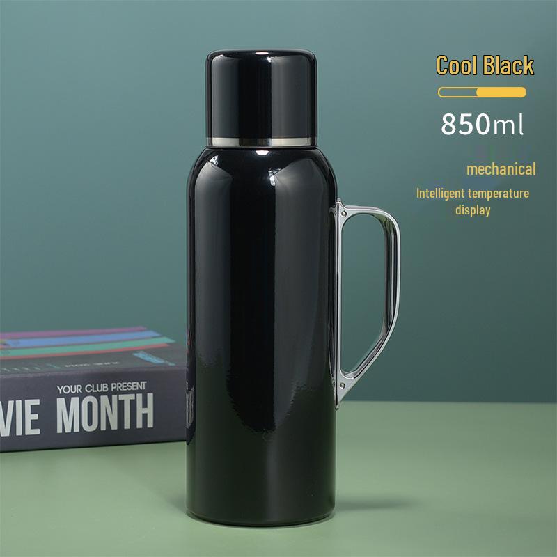 Maternal & Infant 316 Stainless Steel Thermos Pot with Smart Temperature Stewing and Portable Tea Infuser.