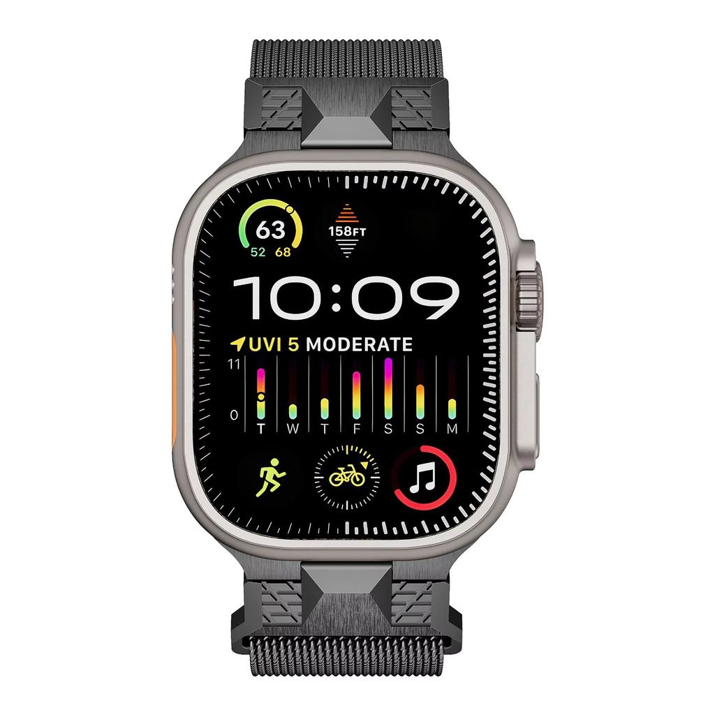 Magnetic Milanese Band for Apple Watch Ultra 3 2 49mm 11 10 46mm Luxury Loop Strap for iWatch Series 9 8 7 Se 45mm 44mm Bracelet