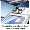For IP16PROMAX Card Holder Holder Mobile Phone Case IP15PROMAX Instantly Changes To 17 Electroplated All-inclusive PC Protective Case