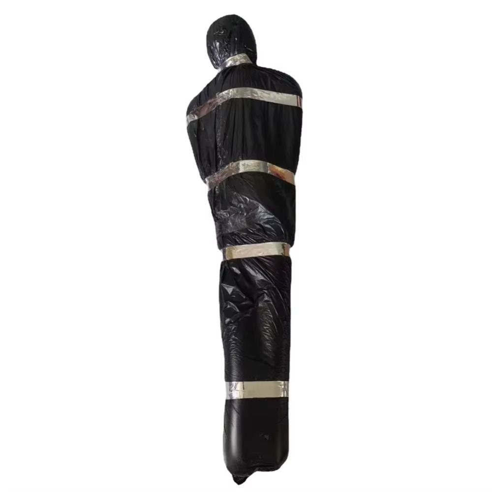 Halloween Decorations Inflatable Hanging Corpse Scary Large Dead Victim Props Hanging Dead Body Black Halloween Ornament Yard