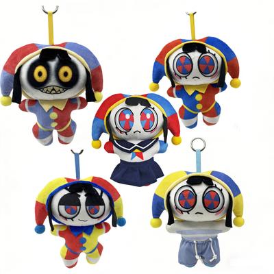 New Model Magical Digital Circus Clown Plush Doll Pendant