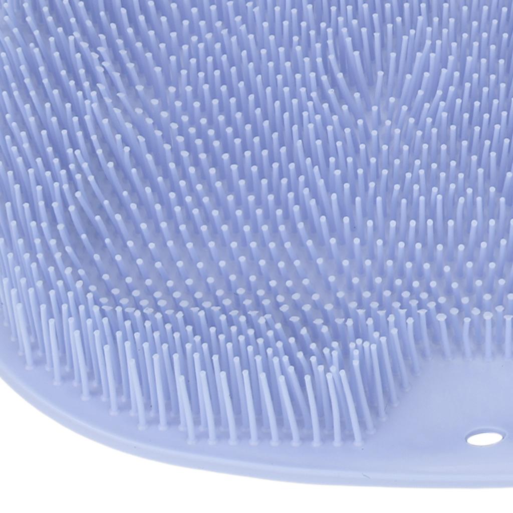 Multifunctional Shower Brush with Non Slip Suction Cup Soft Flexible Foot Body Scrubber for Bathroom