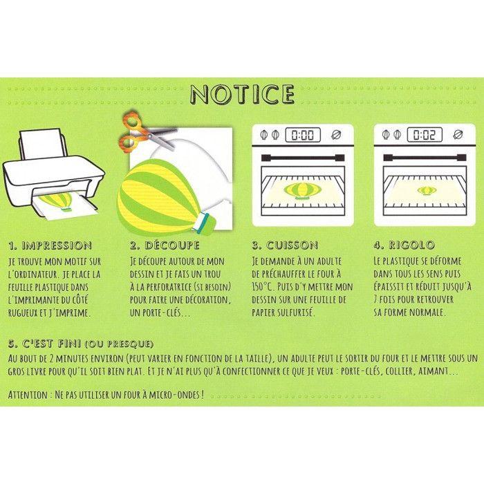 Plastique magique Blanc IMPRIMABLE 20x28 cm 2 pièces