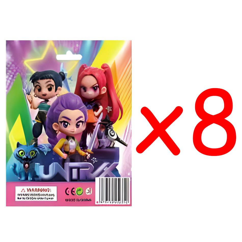 24 Stück Überraschungsbox Anime Kpop Dämonenjäger Figur Spielzeug Sammelmodell für Fans Desktop Dekoration Animierte Zeichnungen Gaming