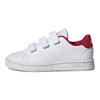 adidas Neo Advantage Lifestyle Court Comfortable Versatile Low-Top Kids Skate Shoes Kids Sneakers White Red H06212