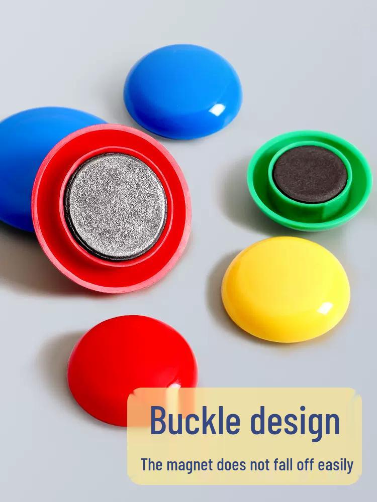 Colorful Magnetic Chalkboard Stickers & Strong Ferrite Magnet Buttons for Teachers
