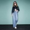 Women's Loose Wide-Leg Denim Jeans