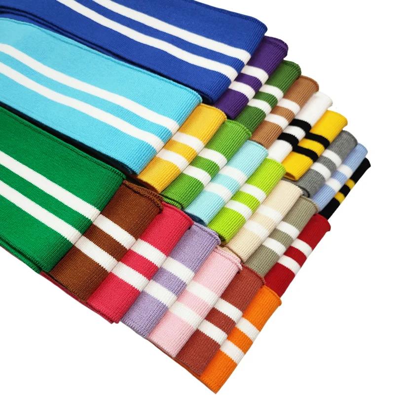 Ribbed Knit Elastic Neckline Cuffs Hem for Baseball SweaterUniform Jackets Pure Cotton DIY Sewing Accessories 7x90cm