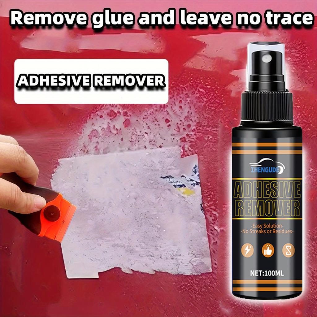 Multi-Purpose Adhesive Remover, Suitable for Glass, Tiles, Metal, and Plastic, Does Not Damage Surfaces, Quickly Removes Labels, Stickers, 