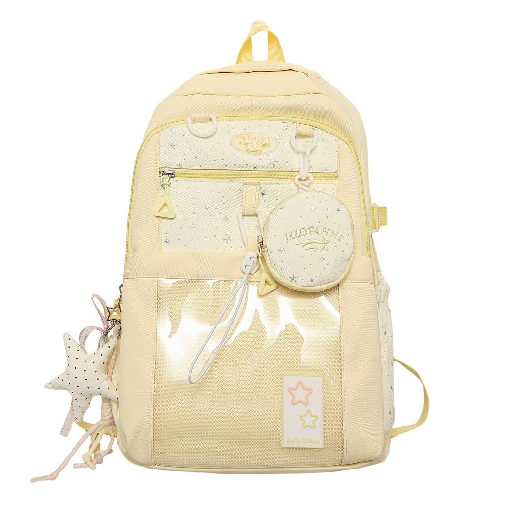 Schoolbag schoolbag for girls, primary school students, grades 3 to 6, backpack, large capacity 1011 new trendy girls, junior high school backpack