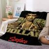 Scarface Classic Movie Print Flannel Blanket Soft Warm Throw For Sofa Bedroom Game Room Living Room Home Bedding Decor Gift
