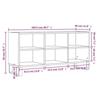 VidaXL Meuble TV blanc brillant 103,5x30x50 cm bois d'ingénierie 826998