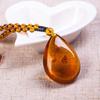 1PC Amber Floation Brine Beeswax Beads Necklace