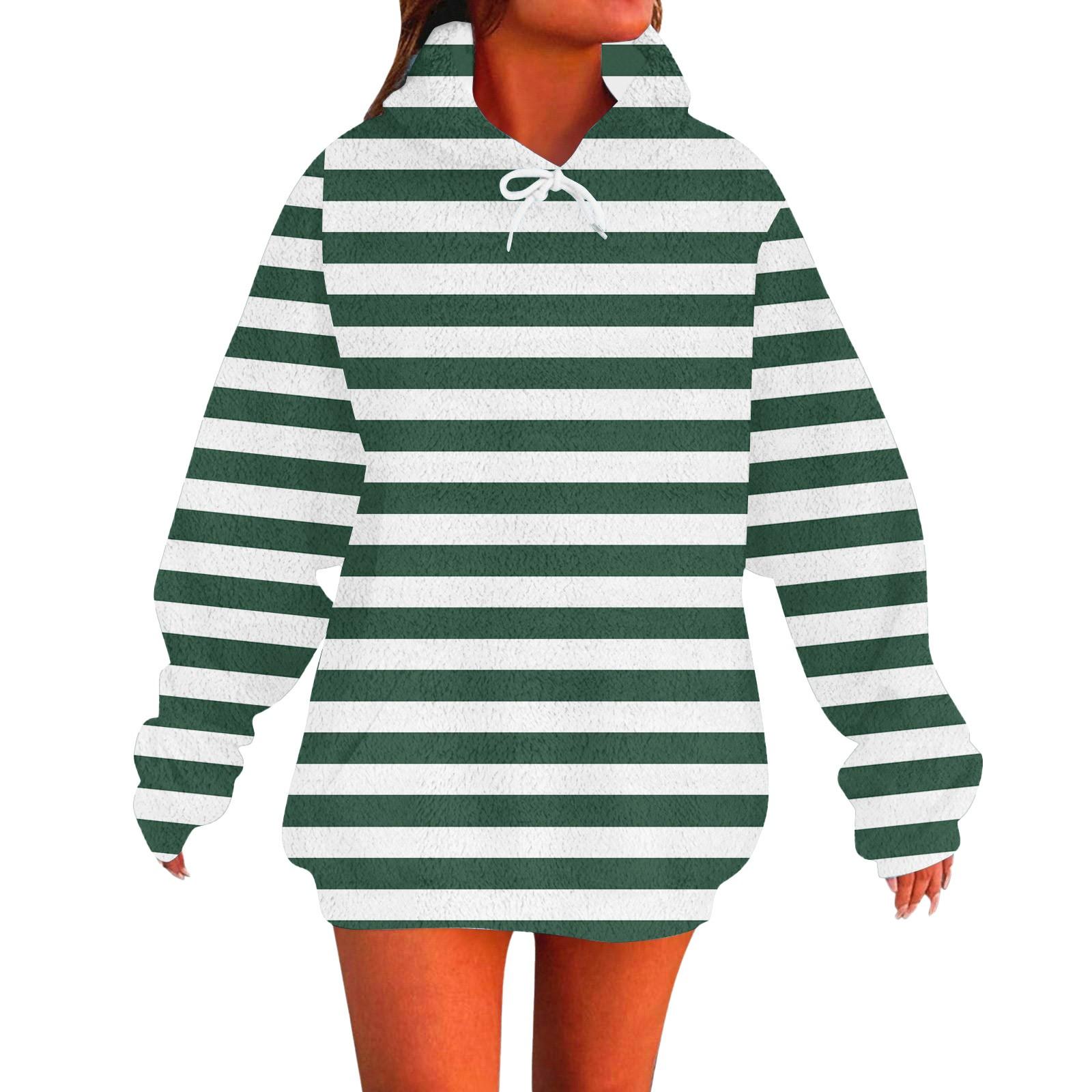 

Женская мода повседневная толстовка с капюшоном с длинным рукавом и круглым вырезом с принтом и карманами XL винный