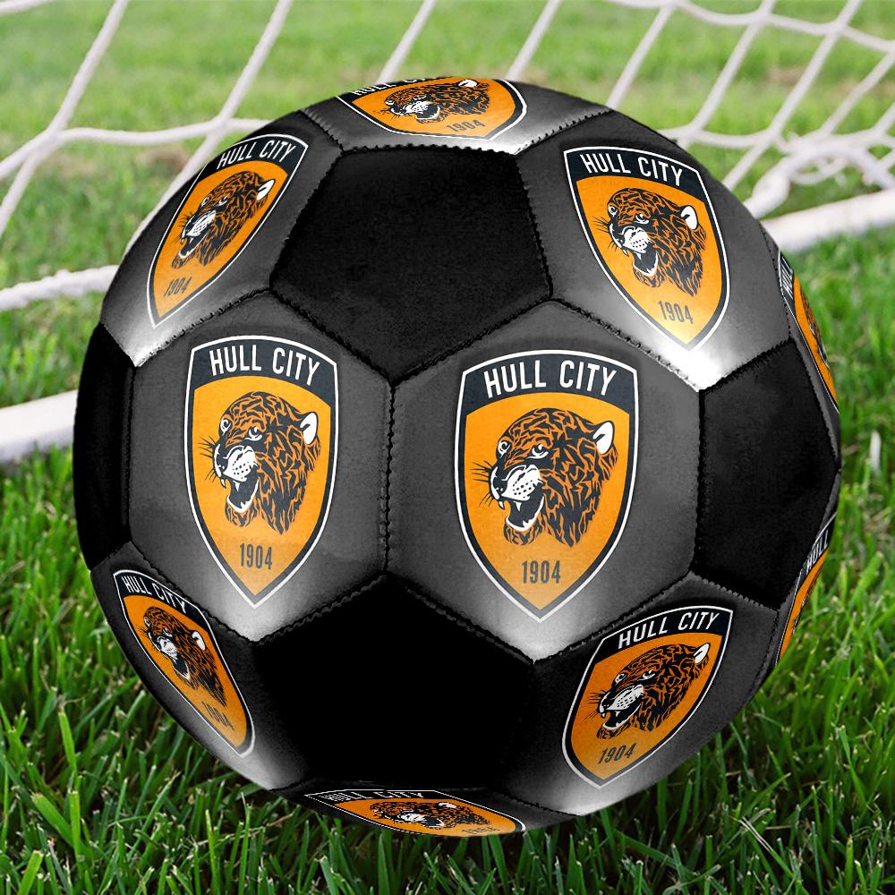 Hull City A.F.C Soccer Ball Colorful All Ages Machine Stitched PVC Competition Ready Durable High-Bounce.SIZE5