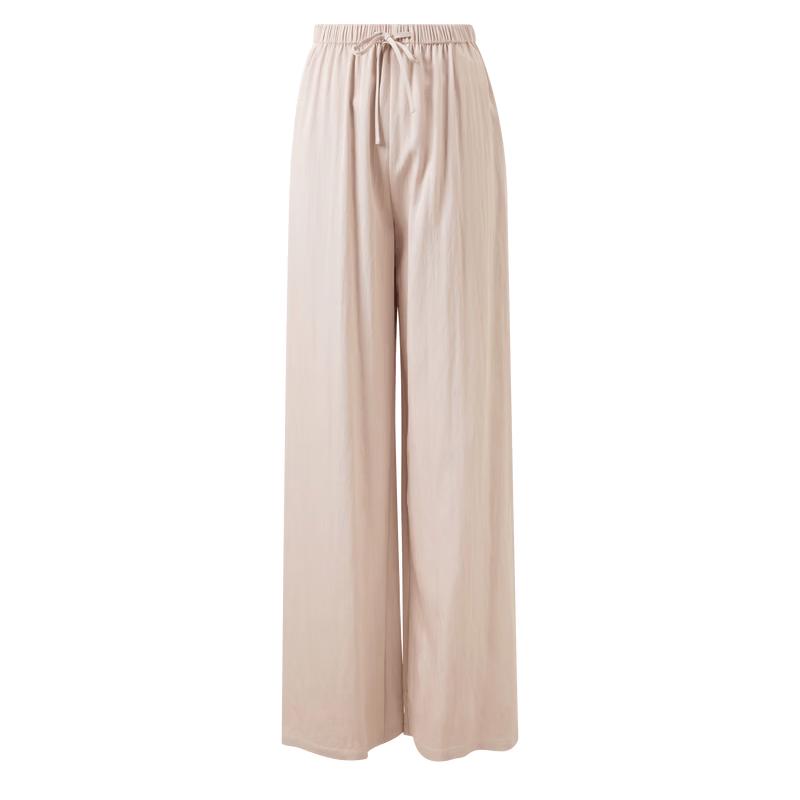 SanCai Women s High-Waist Wide-Leg Cropped Pants XL