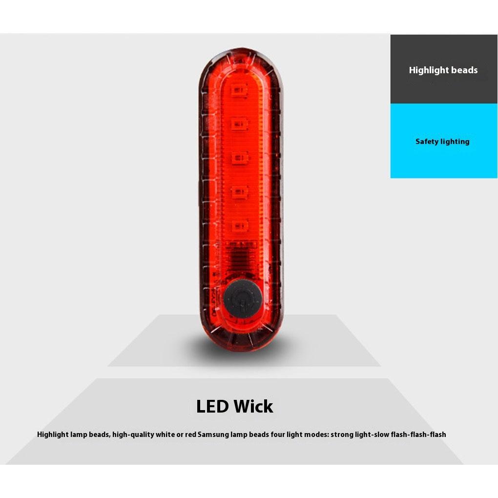 Rechargeable Bike Light With Four Light Mode Options For Night Riding Bike Lights For Night Riding